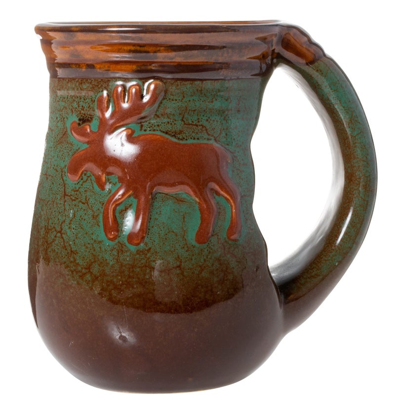 Cape Shore 18oz Stoneware Handwarmer Mug, Moose - Image 1